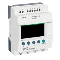 Releu Inteligent Modular Zelio Logic, 10 I O, 24 V C.A., Ceas, Afisaj