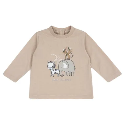 Bluza copii Chicco, Bej cu model, 00843-69MFCO
