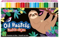 Pasteluri uleioase Colorino Wildkid - 12 culori