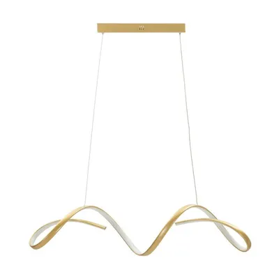 Lustră aurie LED din metal Uter – Mauro Ferretti