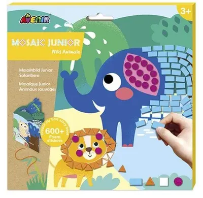Carte cu stickere Avenir - Animale