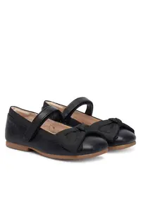 Pantofi copii piele ecologică negru - Negru