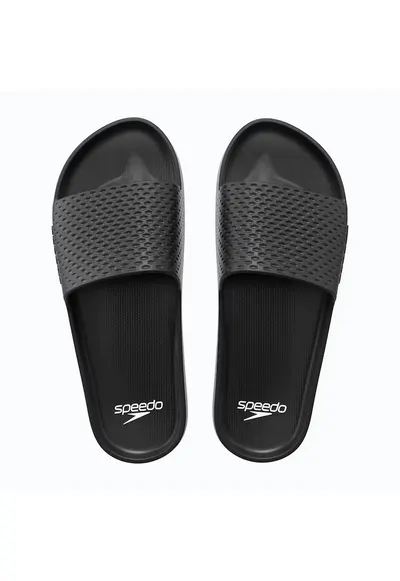 Papuci barbati - Sintetic - Negru - Negru
