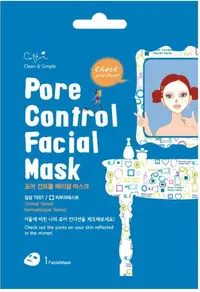 Cettua Mască folie de față pentru strângerea porilor Pore Control, 1 buc