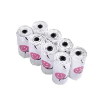 Pungi igienice biodegradabile, pentru caini PETKIT Waste Bag Refill pentru PETKIT Dog Waste Dispenser, 8 role, 15 saci/rola - Default Title