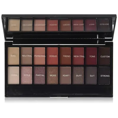 Paletă farduri de pleoape, Makeup Revolution, New-Trals vs Neutrals, 15 nuanțe