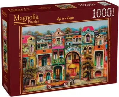 Puzzle Magnolia din 1000 piese - Nostalgie în Tbilisi