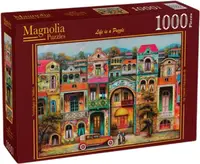 Puzzle Magnolia din 1000 piese - Nostalgie în Tbilisi