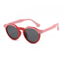 Ochelari De Soare Copii Techsuit 601, Polarizati, Protectie UV, Roz Rosii