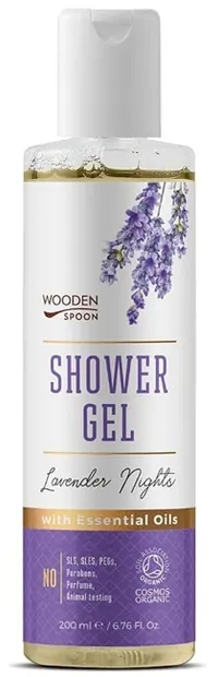 Wooden Spoon Lavender Nights Gel de duș, 200 ml