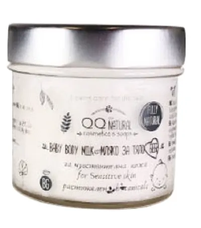 QQ Natural Lapte natural de corp pentru bebeluși, 130 ml