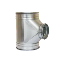 Piesa speciala, teu preluare, diametru Ø450-300-450, tabla de otel zincata