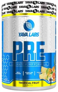 PRE-Workout Ultimate Pump Formula, fructe tropicale, 300 g, Yava Labs