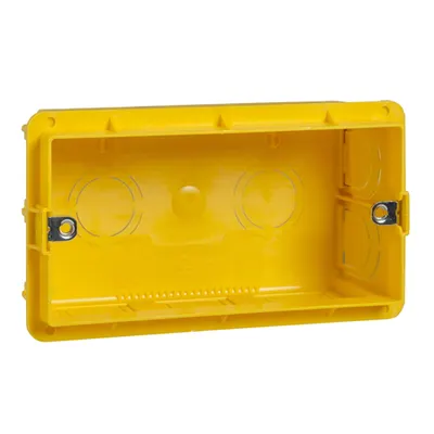 Unica Allegro - incastrat doza - 4 m - 10 holes - yellow