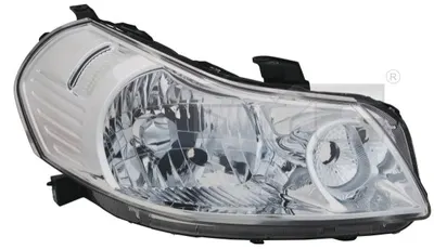 Far dreapta (H4, electric, cu motoras, fundal cromat) FIAT SEDICI SUZUKI SX4