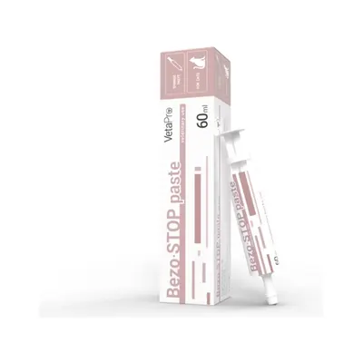 Vetapro Bezo-stop Paste, Seringa Suport Gastrointestinal Pisici, 60 ml
