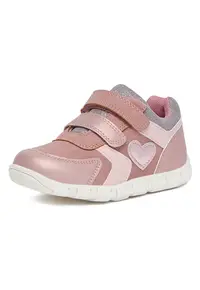 Pantofi sport copii - roz - material sintetic - inchidere velcro