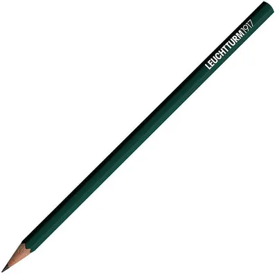 Creion grafit Leuchtturm1917 Natural Colors - HB, verde închis