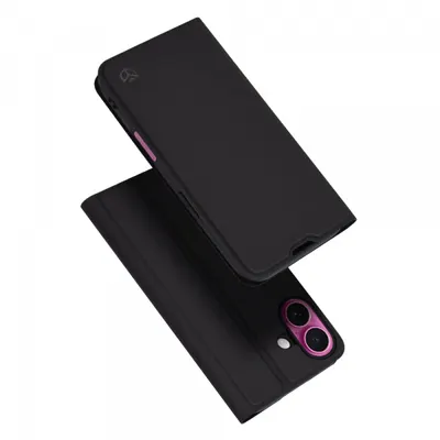 Husa pentru Apple iPhone 16 Plus, Techsuit, Magskin Book, Neagra