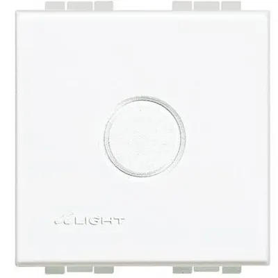 Tasta falsa perforata 2 module Living Light Bticino N4951, alb