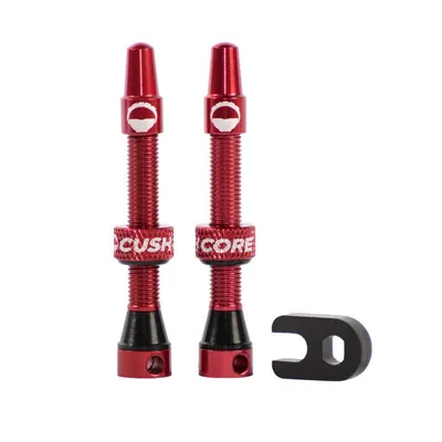 Cush Core Tubeless Valve Presta Red