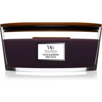 Woodwick Spiced Blackberry lumânare parfumată cu fitil din lemn (hearthwick)