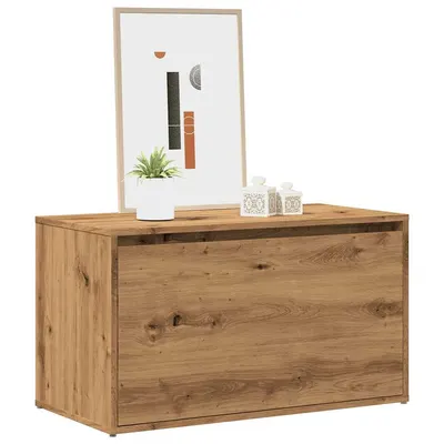 Gossi banca de hol, stejar artizanal, 80x40x45 cm, pal