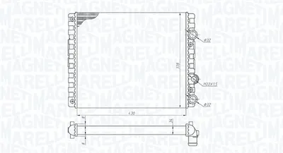 Radiator motor (Manual) potrivit SEAT AROSA, CORDOBA; VW LUPO I, POLO, POLO III, POLO III CLASSIC 1.0-1.9D