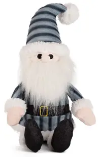 Jucărie de pluș Amek Toys - Moș Crăciun, 30 cm, gri
