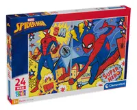 Puzzle pentru copii Clementoni din 24 de piese maxi - Spiderman