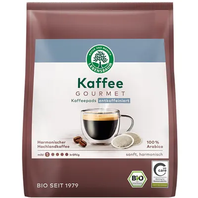 Paduri de Cafea Cremoasa Decofeinizata Ecologica/Bio 18x7g