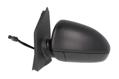 Oglinda stanga potrivit SMART FORTWO 2007-2014 - electrica incalzita, crom