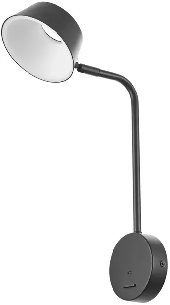 Aplică LED Elbulgaria - Bernardo, 4104 BK, 6W, IP21, 3000K, negru