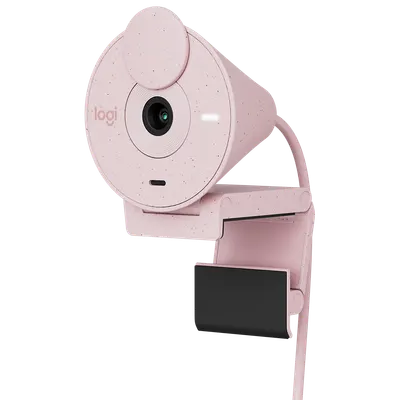 LOGITECH Brio 300 Full HD webcam - ROSE - USB