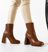 Botine dama Nevin Camel