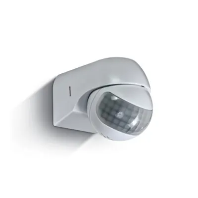 Motion sensor, 400W LED, 230V, IP44, 180°, max. 12m, alb