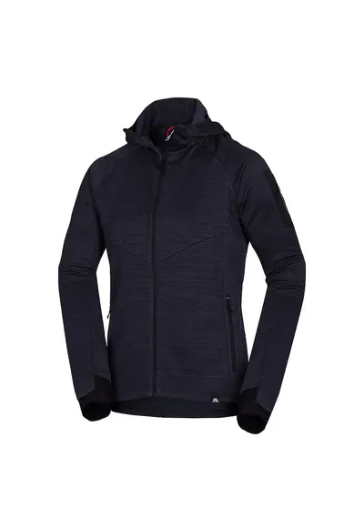 Men's universal functional hoodie DAMMASTOCK - Negru melange