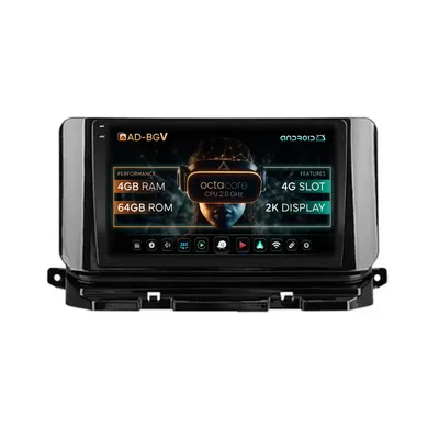 Navigatie Skoda Octavia 4 (2021+), Android, V-Octacore 4GB RAM + 64GB ROM, 10.36 Inch - AD-BGV10004+AD-BGRKIT010