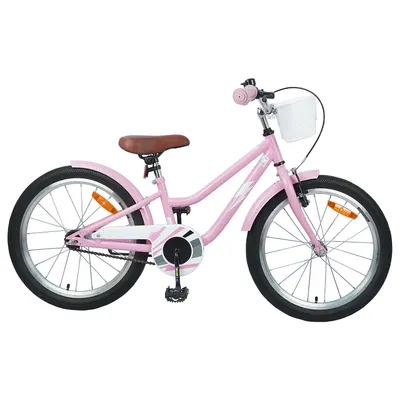 vidaXL Bicicletă pentru Copii 20 Inci pentru 6-11 ani Roz deschis