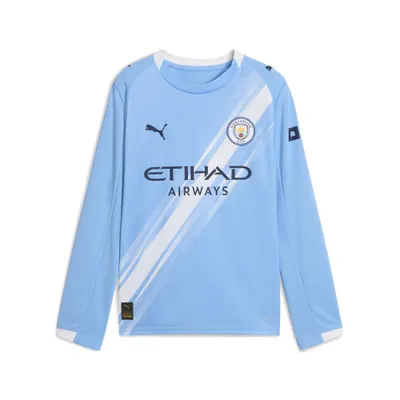 Tricou fotbal copii 25/26 Langarm-Heimtrikot albastru deschis PUMA