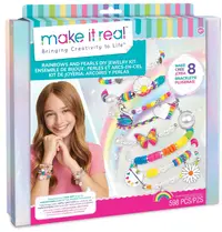 Set creativ Make it Real - brățări cu perle colorate