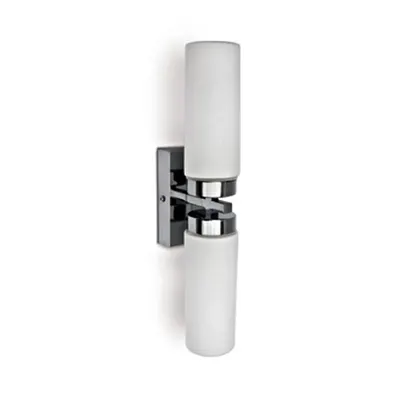 Mirall, E14, 2x40W, IP44, cromat
