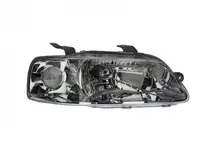 Far Dreapta (H4, electric, manual, fara motoras, culoare insert: cromat negru, culoare semnalizator: transparent) potrivit CHEVROLET AVEO KALOS; DAEWOO KALOS