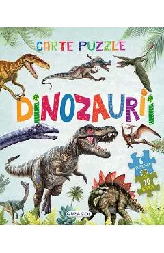 Dinozaurii. Carte puzzle