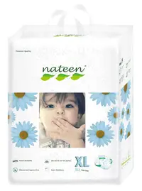 Scutece ecofriendly Nateen Nr.5 12-25 kg 84 buc.