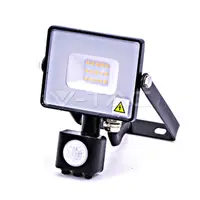 VT-10-S 10W 800lm 4000K 230V IP65 black sensor