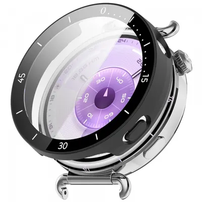 Husa Techsuit Defense360 Pro Bezel pentru Huawei Watch GT 6 41mm, Neagra Mata