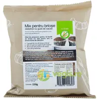 Mix pentru Briose Dietetice cu Gust de Cacao fara Gluten 150g