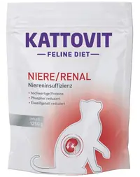 KATTOVIT Feline Diet Niere/Renal hrana uscata dietetica pentru pisici cu afectiuni renale 1,25 kg