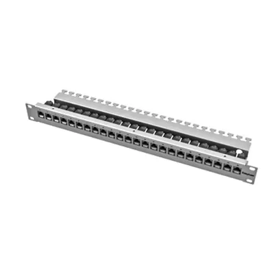 preLink/fixLink Panel 19 1U 24xRJ45 RAL7035